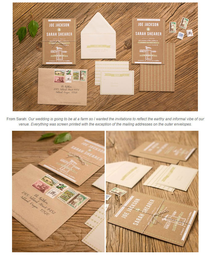 ナチュラルテイストがコンセプトの招待状＆手作りカード | Weddingcard.jp