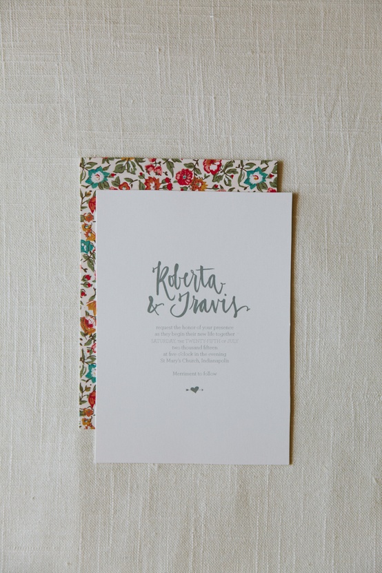 シンプル オシャレに 手作りで作る 結婚式の招待状デザイン